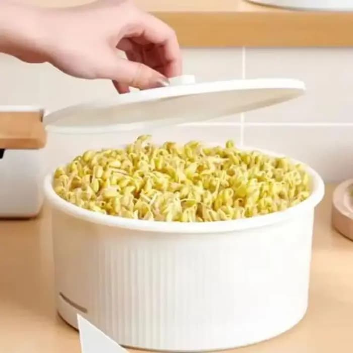Pots de culture de pousses de légumes en plastique, structure ventilée et divisée, germeur de pousses sain, empilable, non toxique