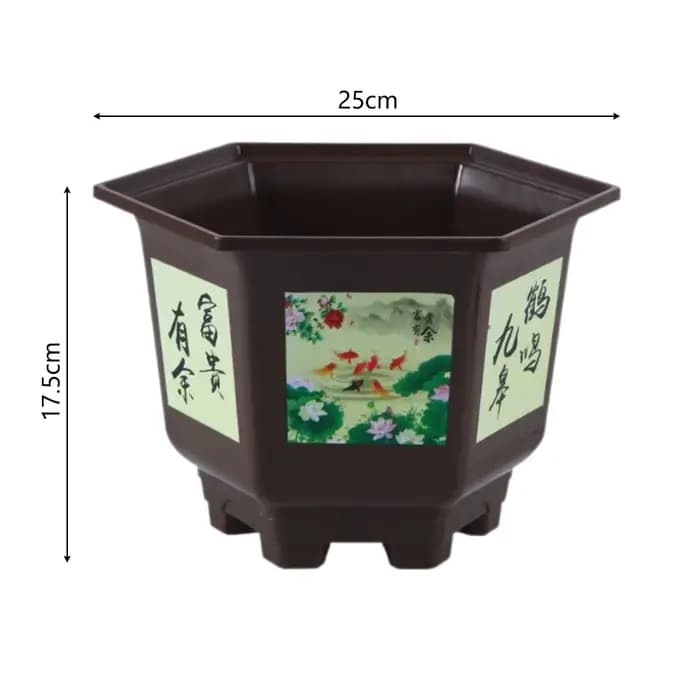 Pot de fleur en plastique durable, bonsaï en résine épaissie, fournitures de jardin, jardinière hydr