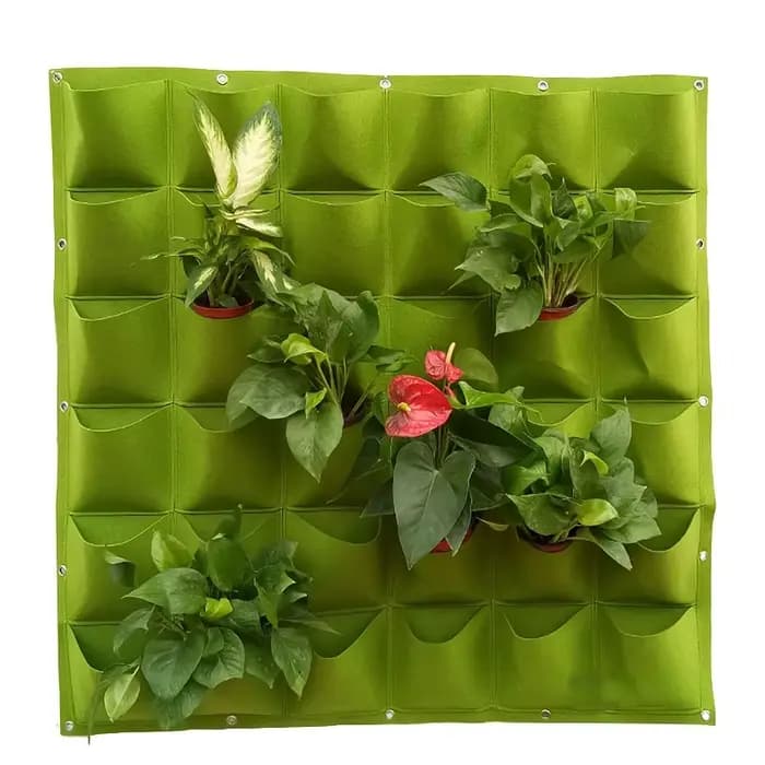 Sacs de plantation en feutre à 12-72 poches pour légumes, fruits et fleurs – Sacs de culture vertica