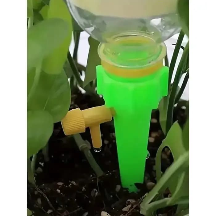10 pièces de pics d'arrosage automatique pour plantes, dispositifs d'irrigation goutte à goutte auto