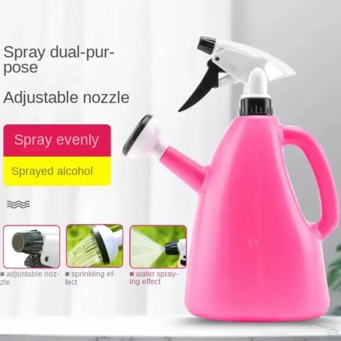 Arrosoir en plastique Pot fournitures de jardinage plantes de jardin pression réglable pulvérisation bouilloire d'eau intérieure 1L pulvérisateur de fleurs maison