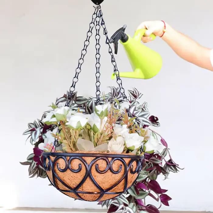 Panier suspendu pot de fleurs cocotier pot de fleur intérieur panier suspendu pots de fleurs plante