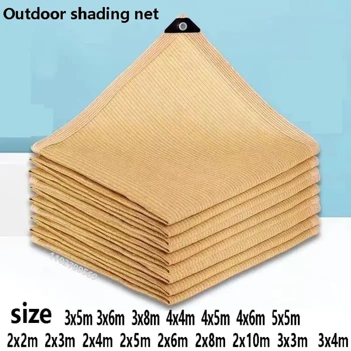 Filet d'ombrage beige, protection UV, abri pour plantes, pare-soleil extérieur, maille, tissu pare-s