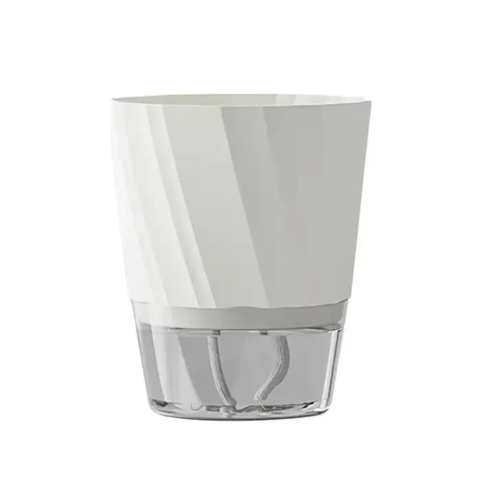 Pots de jardinières à arrosage automatique paresseux, Pot de fleur hydroponique à Double couche, jar