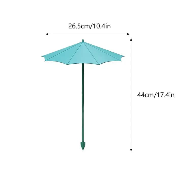 Parasol pour plantes, 3 pièces, protection solaire pour semis, protection UV avec piquet pour jardin extérieur, cour, patio, balcon