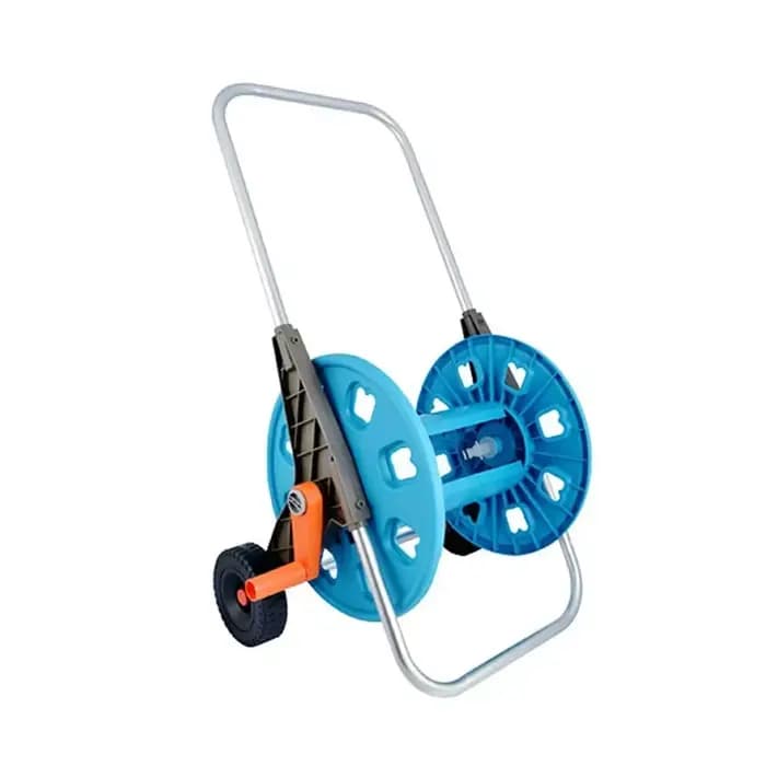 Chariot de dévidoir de tuyau d'arrosage portable, chariot de tuyau à poussée manuelle, capacité de t