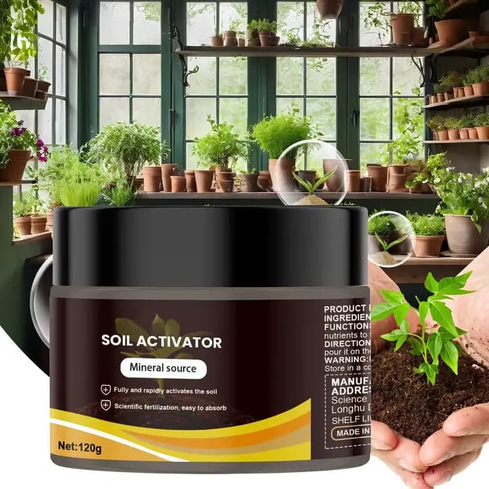 Conditionneur et activateur de sol qui stimule l'absorption des nutriments et réduit l'accumulation de sel pour les