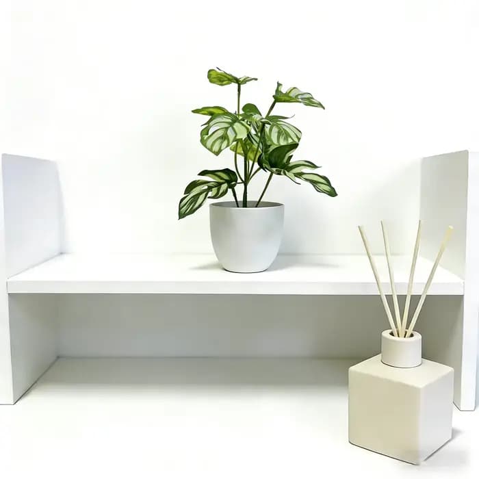 Plante artificielle Monstera réaliste en pot de 20 cm (7