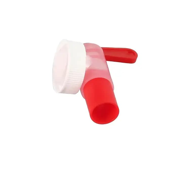 Robinet DN40 40mm pour solution nutritive horticole, robinet en plastique rouge et blanc, robinet de