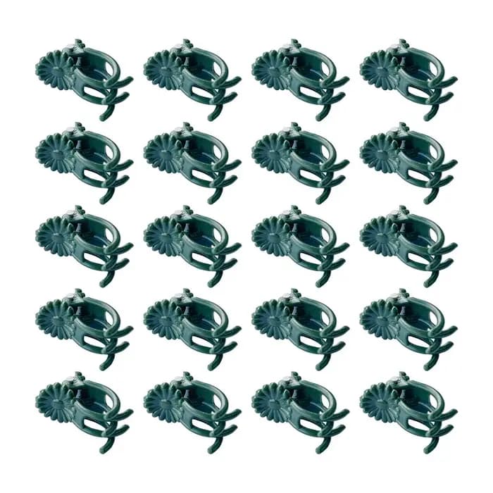 20 pièces orchidée tige pince plante Support vigne Clips en plastique fleur grandir branche pinces jardin