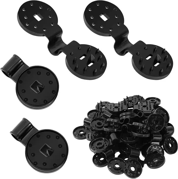 Pinces pour tissu d'ombrage, 100 pièces/50 pièces/20 pièces, œillets pour couverture en maille, tiss