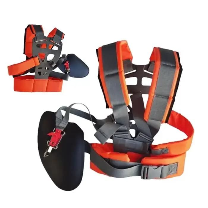 Sangle de harnais de tondeuse à gazon améliorée, sangle réglable pour tondeuse à gazon, Double sangl
