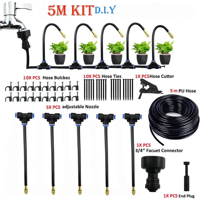 Kit de pulvérisation universel à flexion libre