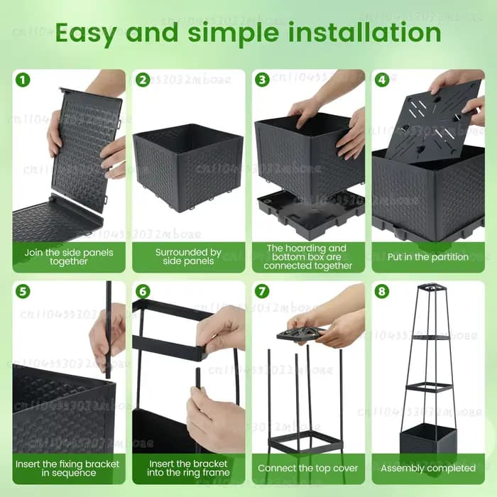 Jardinière ajustable pour légumes