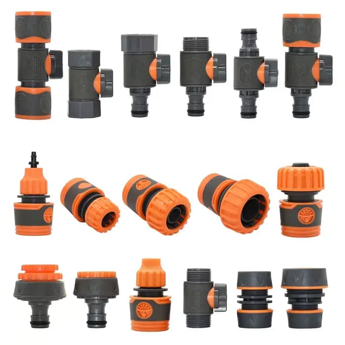 1/4 "3/8" 1/2 "3/4" 1 pouce tuyau d'arrosage connecteur rapide connecteur d'arrêt jardin robinet pis
