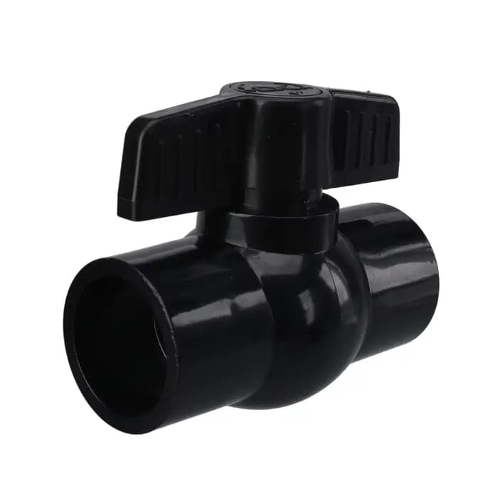 Robinet à tournant sphérique en PVC noir épais de 20/25/32/40/50mm, pour tuyau d'eau d'irrigation de