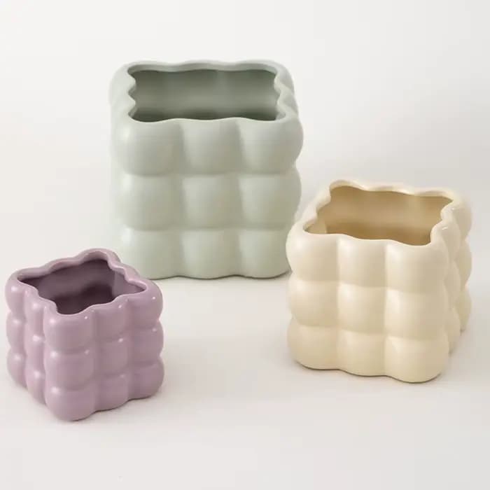 Pot de fleurs en céramique Jiugongge Sphblades