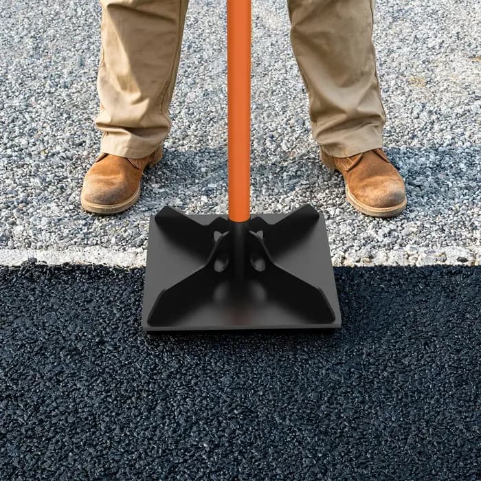 Pilon à main en acier robuste avec manche de 48 pouces