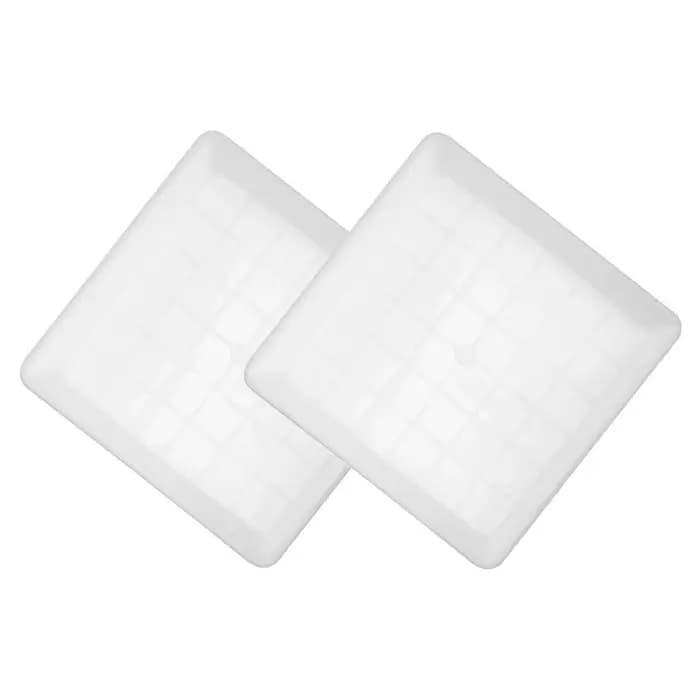 2 pièces de soucoupes pour plantes en plastique épaissi