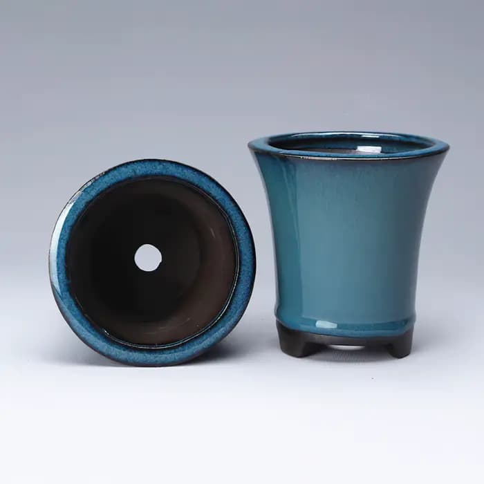 Pot de fleur en céramique avec trou de vidange