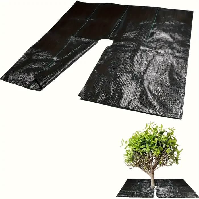 10 hottes hydratantes réutilisables pour désherbage d'arbre, tapis d'arbre biodégradable non tissé e