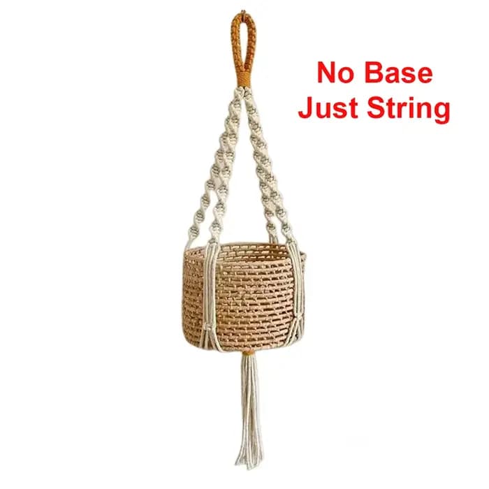 Cintre pour plantes en macramé