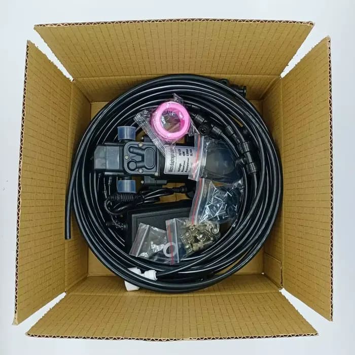 Kits de brumisation 6-18M, pompe 12V DC, système de dépoussiérage par pulvérisation, buses de brouil