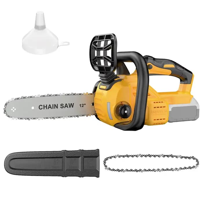 Tronçonneuse électrique portative sans fil de 12 pouces, avec huileur, outils électriques pour Dewal