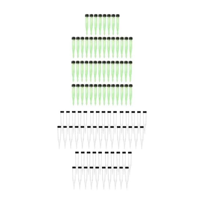 Tubes d'eau de fleur de tige de 50 pièces