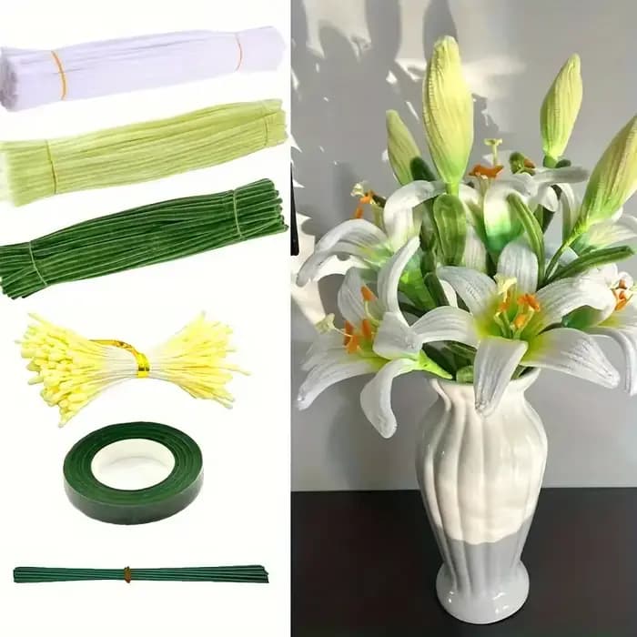 362 pièces d'ensemble de bouquets de nettoyage de tuyaux Lily