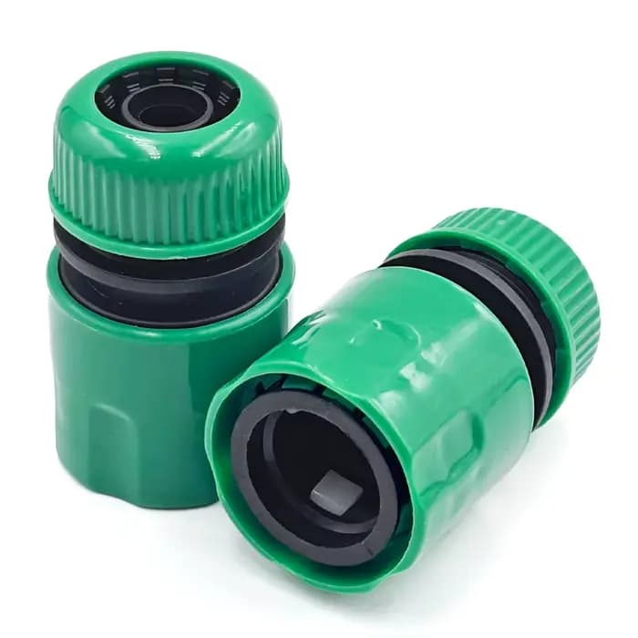 Joint de tuyau 1/2 ", connecteur à raccord rapide pour l'irrigation du jardin, lavage de voiture en