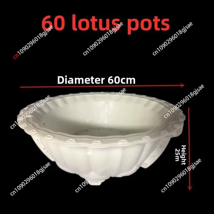 Moule à pot de fleurs en ciment de grande taille, épaissi, rectangulaire, circulaire, pour bonsaï, e