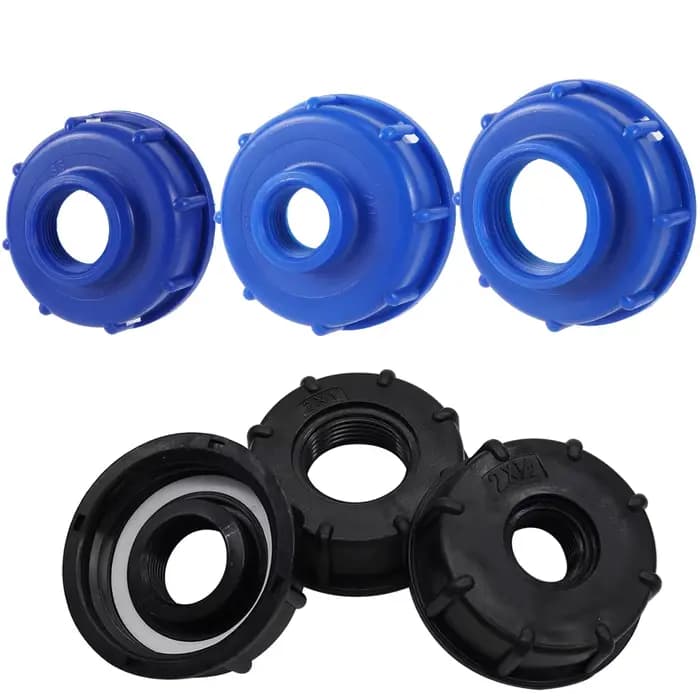 Raccords IBC Durables, Capuchon Fileté Grossier Universel, Connecteur Adaptateur de Robinet d'Eau, 6