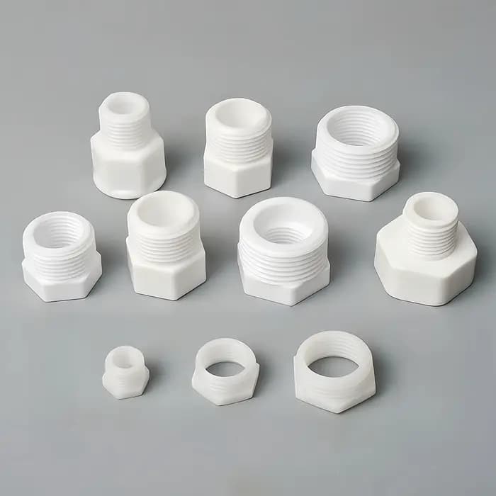 Joints réducteurs à filetage mâle-femelle en PVC, 1/8 1/4 3/8 1/2 3/4 1 ", raccords de tuyaux d'eau