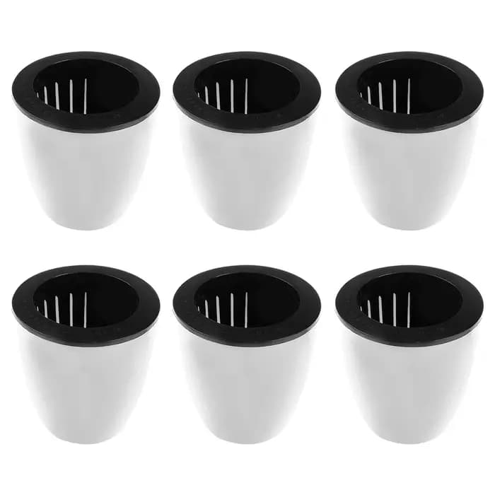 Pots auto-arrosage avec corde en coton pour plantes d'intérieur