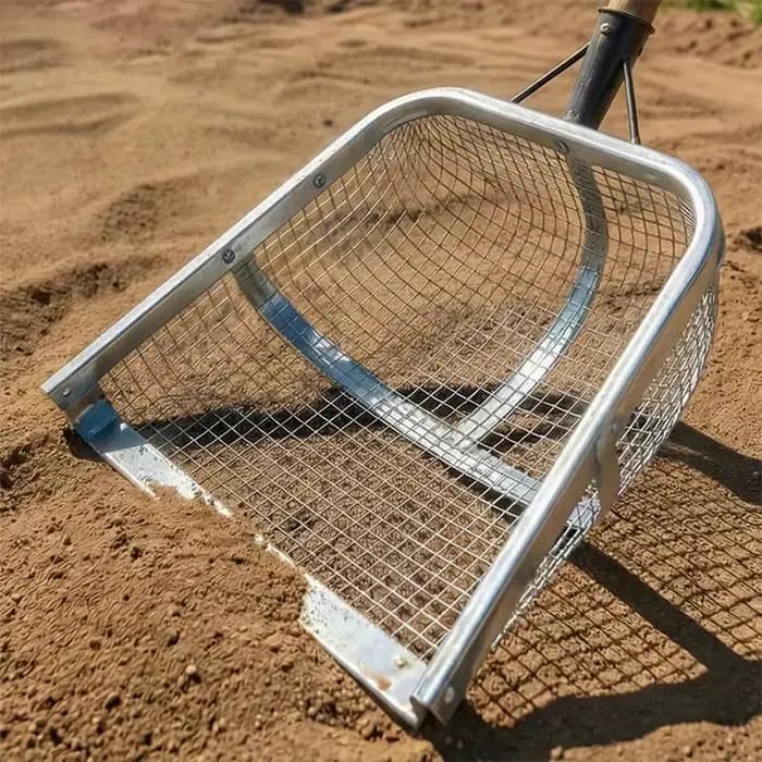 Maille de tamisage du sol en métal