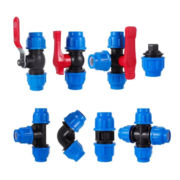 Séparateur d'eau du robinet en PVC PE, 20/25/32/40/50mm, connecteur de Valve rapide en plastique, ra