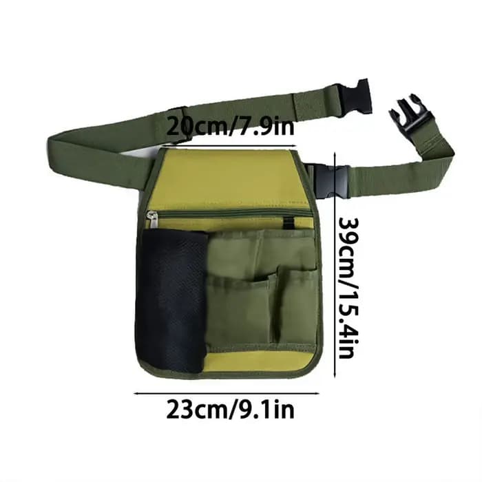 Ceinture de jardinage réglable unisexe avec plusieurs poches