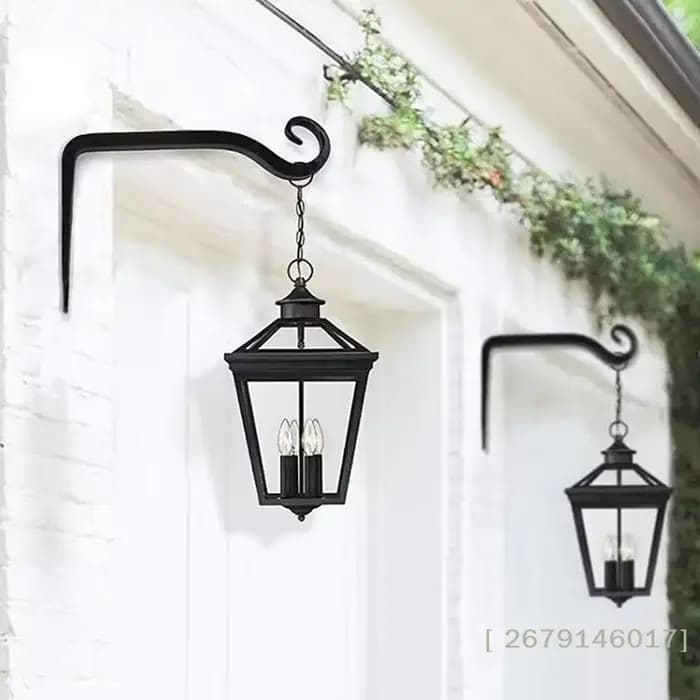 【YY26】Support mural en fer pour pot de fleurs, panier suspendu, crochet de suspension pour plantes,