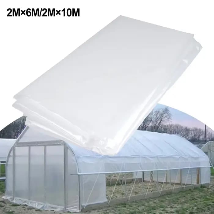 Film Plastique Polyéthylène Transparent, Couverture de Matériel de Jardin, Serre, Fleur, Chambre, An