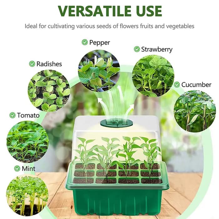 Lumière de croissance pour démarreur de graines, lumière Led pour plantes de Germination en serre, a