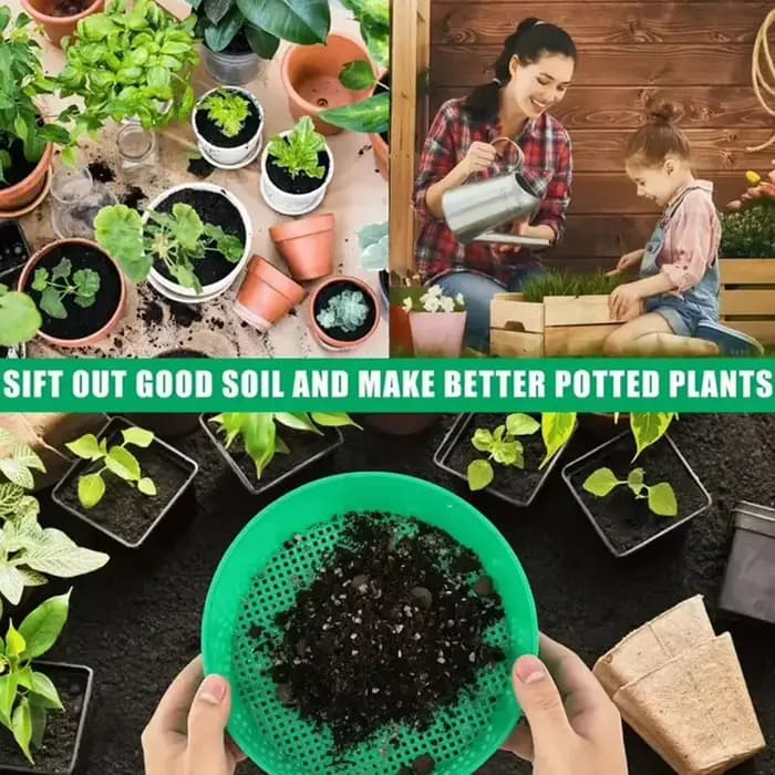 Grande Bac à Terre en Plastique Grande Capacité pour Jardinage