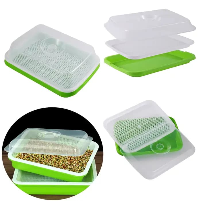 1 ensemble plat de germination Pot de culture hydroponique semis de légumes haricots Pot de semis pl