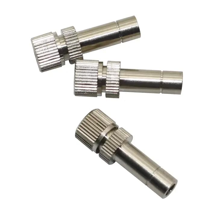 Buse de brumisation basse pression 6mm, 50 pièces, 0.1-0.8mm, atomiseur de brouillard pour jardin, s
