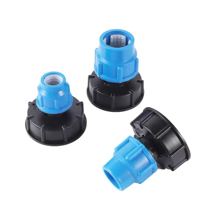 Convertisseur de tuyau PE 20/25/32mm, adaptateur réducteur de filetage 1/2 "3/4" 1 ", connecteur de