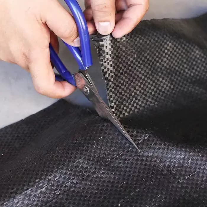 Tissu de contrôle des mauvaises herbes, tissu barrière contre les mauvaises herbes, tapis extérieur
