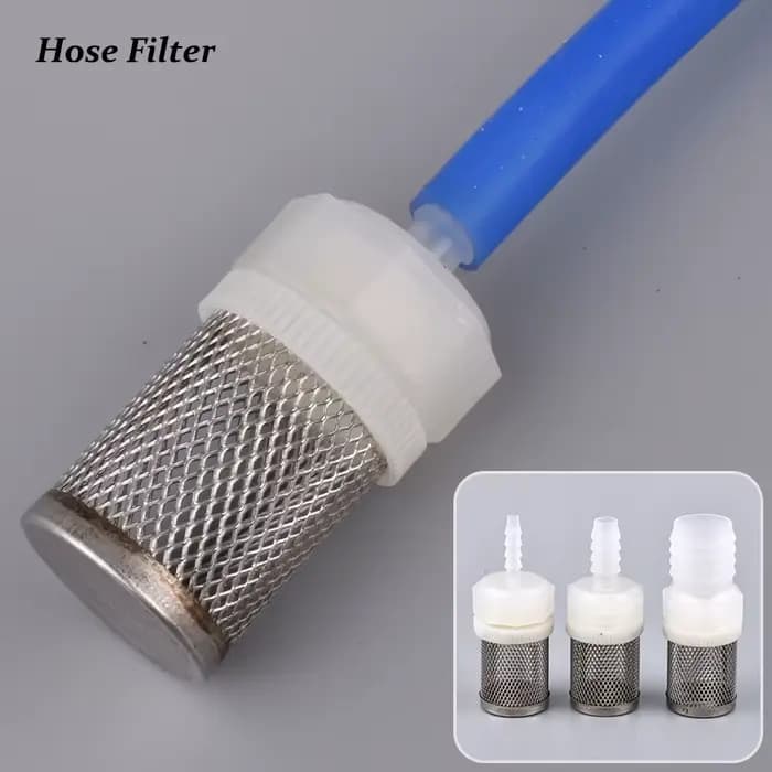 Filtre de tuyau 1/2 ''4 ~ 20mm, lave-auto, filtre d'irrigation de jardin, Aquarium, pompe à eau, fil