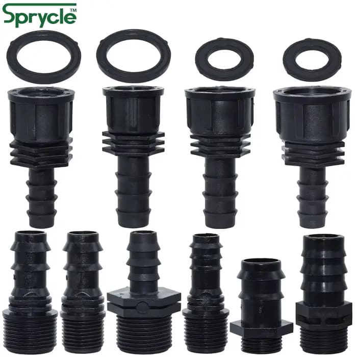 SPRYCLE – connecteur à filetage mâle femelle 1/2 "3/4", 4 pièces, pour barbe 16mm 20mm 25mm, adaptat