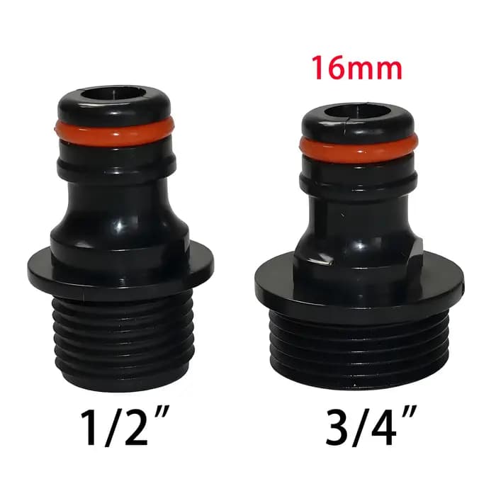 Lot de 5 raccords de tuyau d'arrosage 1/2" et 3/4" à connexion rapide pour pistolet d'arrosage, outi