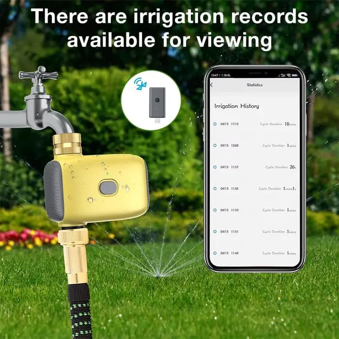 Minuterie d'arrosage Bluetooth 3/4 ", 1/2 Zones, minuterie d'irrigation automatique, système d'arros